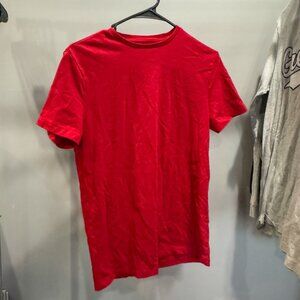 Goodfellow & Co Red Short Sleeve T-Shirt (Size Small)